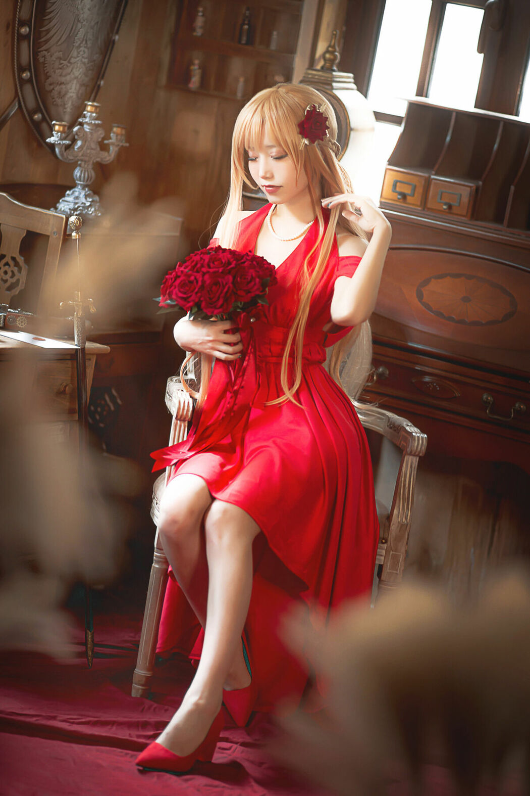 Coser@切切Celia – 刀剑神域 亚丝娜礼服 (29P)