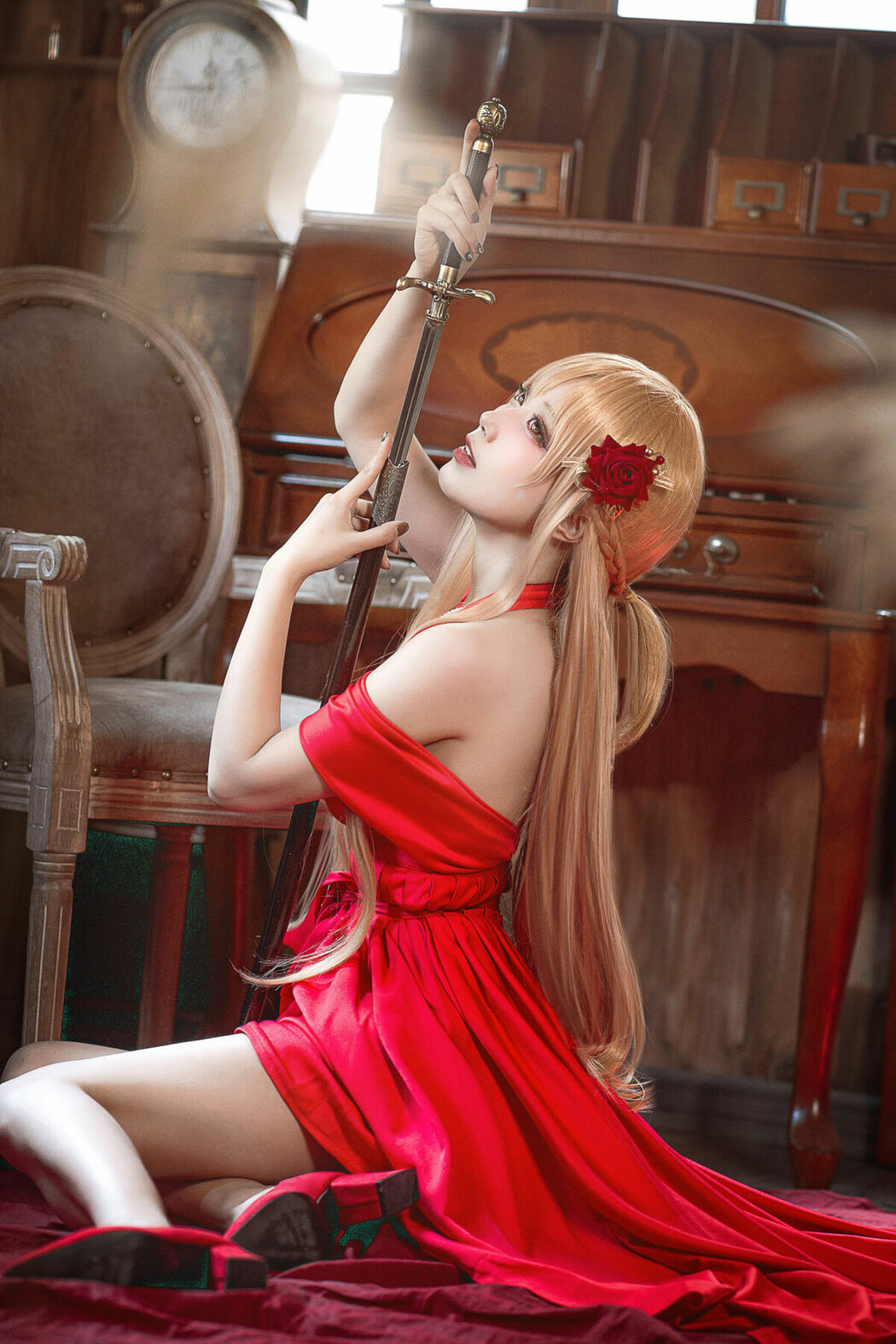 Coser@切切Celia – 刀剑神域 亚丝娜礼服 (29P)