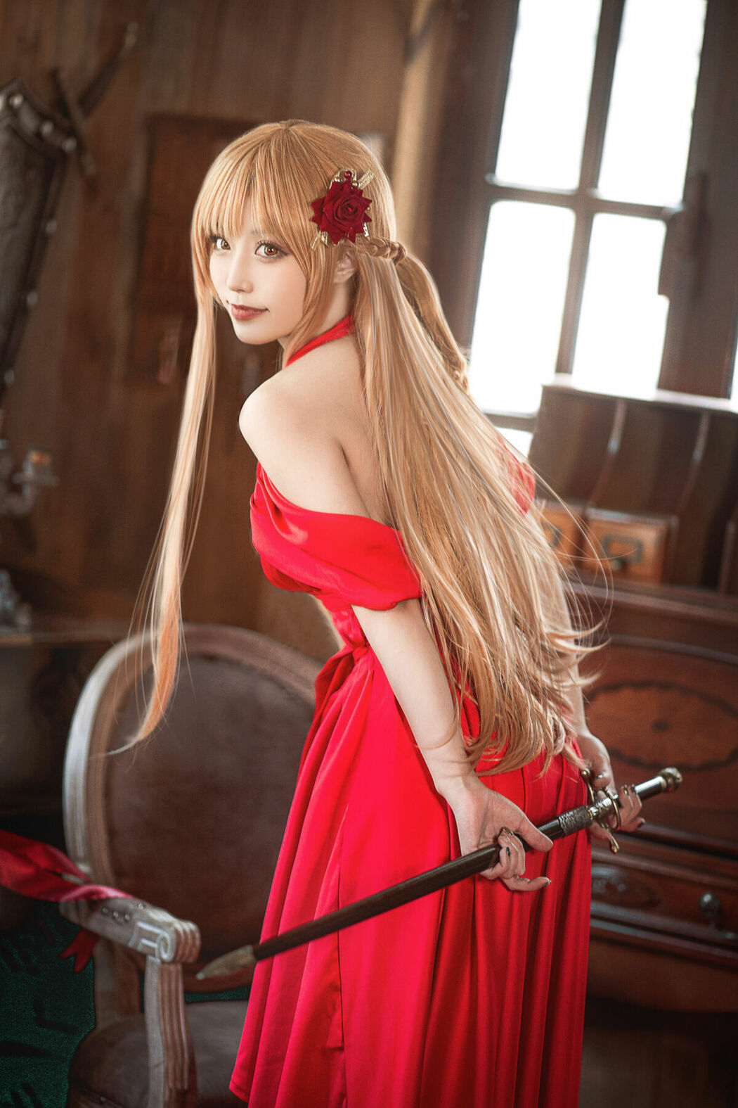 Coser@切切Celia – 刀剑神域 亚丝娜礼服 (29P)