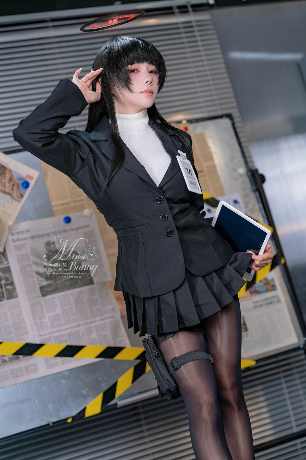 Coser@黏黏团子兔 – 2026年02月作品 碧蓝档案-调月莉音 Part01 (48P – 2V)