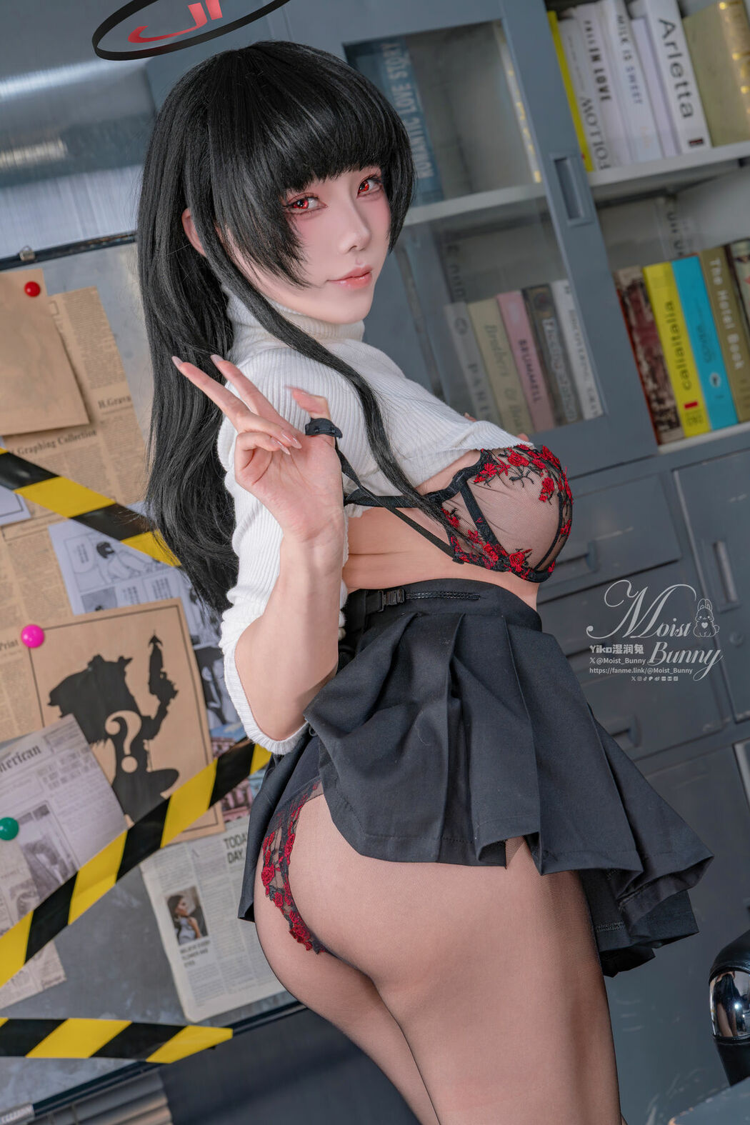 Coser@黏黏团子兔 – 2026年02月作品 碧蓝档案-调月莉音 Part01 (48P – 2V)