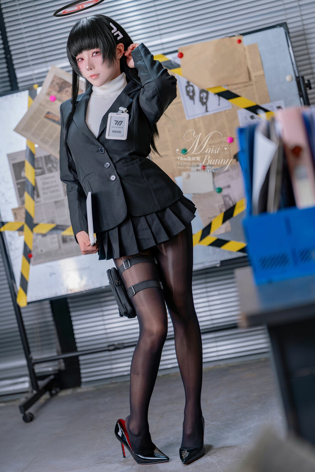 Coser@黏黏团子兔 – 2026年02月作品 碧蓝档案-调月莉音 Part01 (48P – 2V)