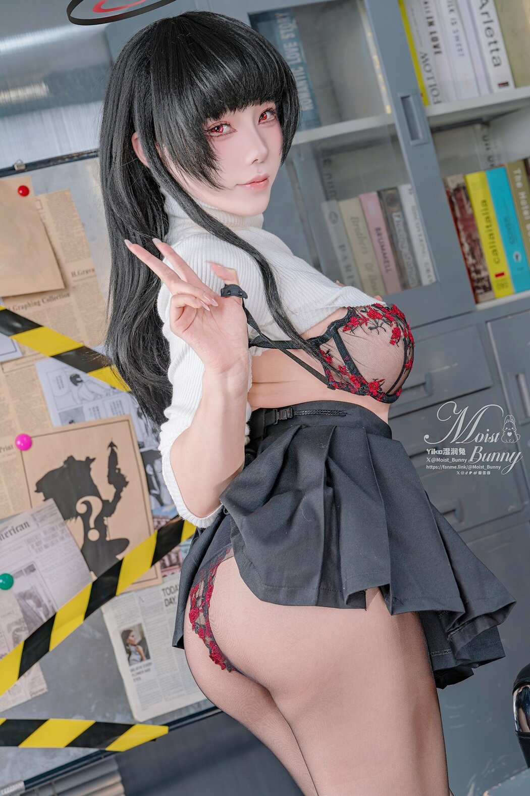 Coser@黏黏团子兔 – 2026年02月作品 碧蓝档案-调月莉音 Part01 (48P – 2V)