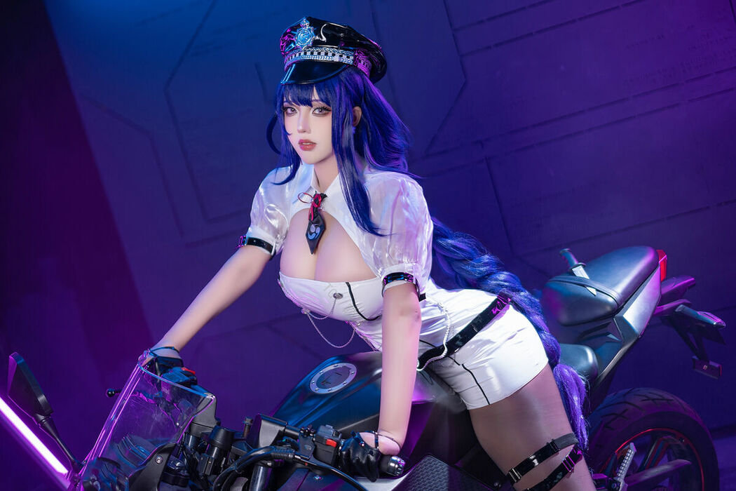 Coser@菌烨tako – 原神 雷电将军赛车 (13P)