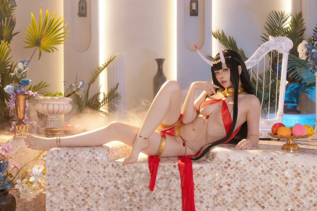 Coser@屿鱼 – 碧蓝航线 能代 赤纱浴影 (81P)