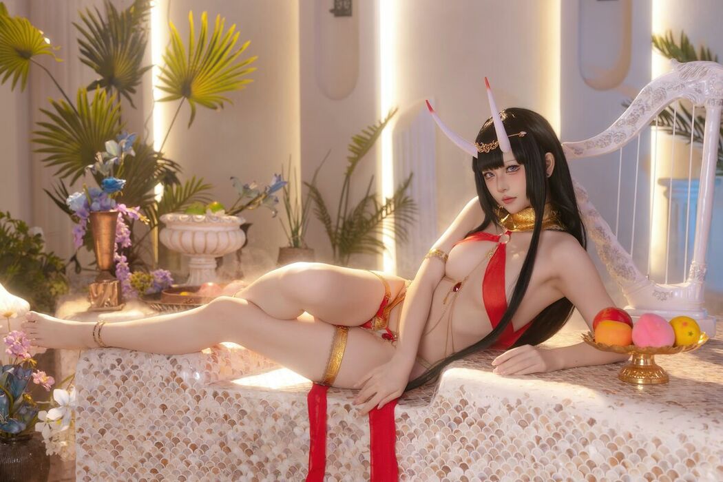 Coser@屿鱼 – 碧蓝航线 能代 赤纱浴影 (81P)