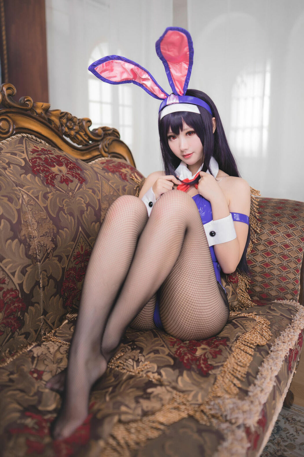 Coser@羽生三未 – 霞之丘诗羽兔女郎 (38P)