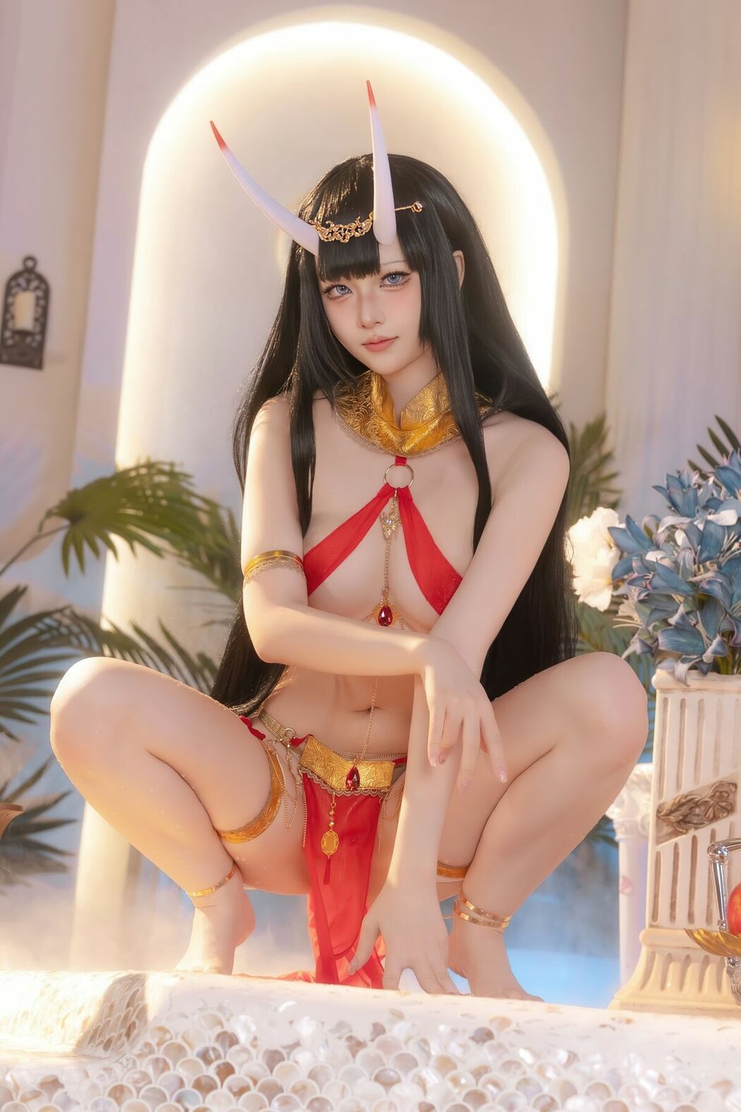 Coser@屿鱼 – 碧蓝航线 能代 赤纱浴影 (81P)