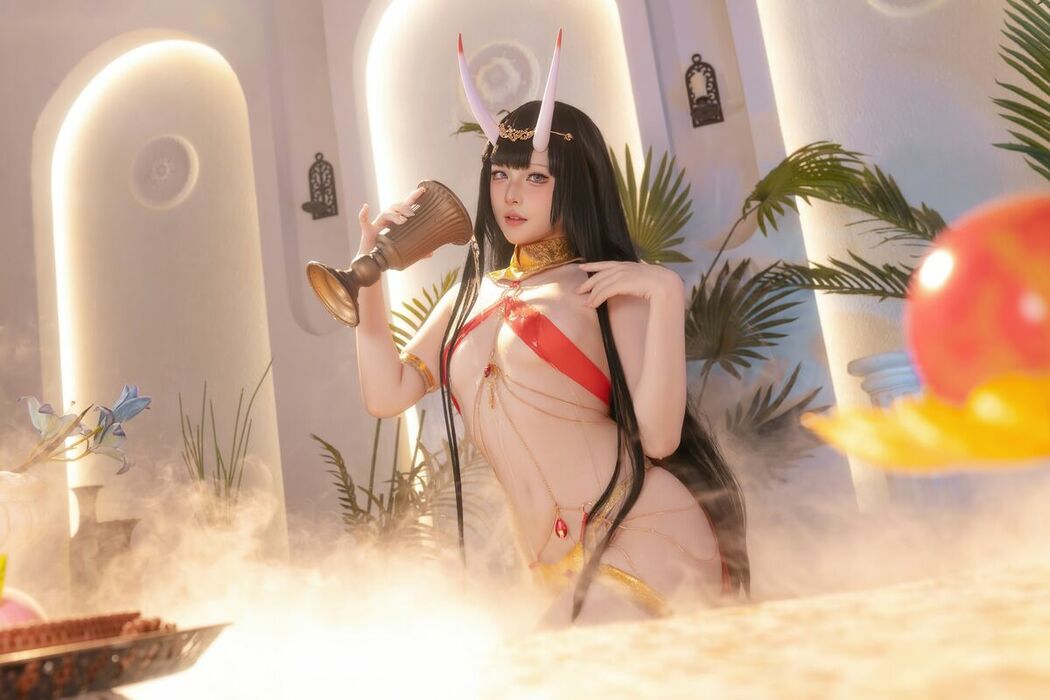 Coser@屿鱼 – 碧蓝航线 能代 赤纱浴影 (81P)