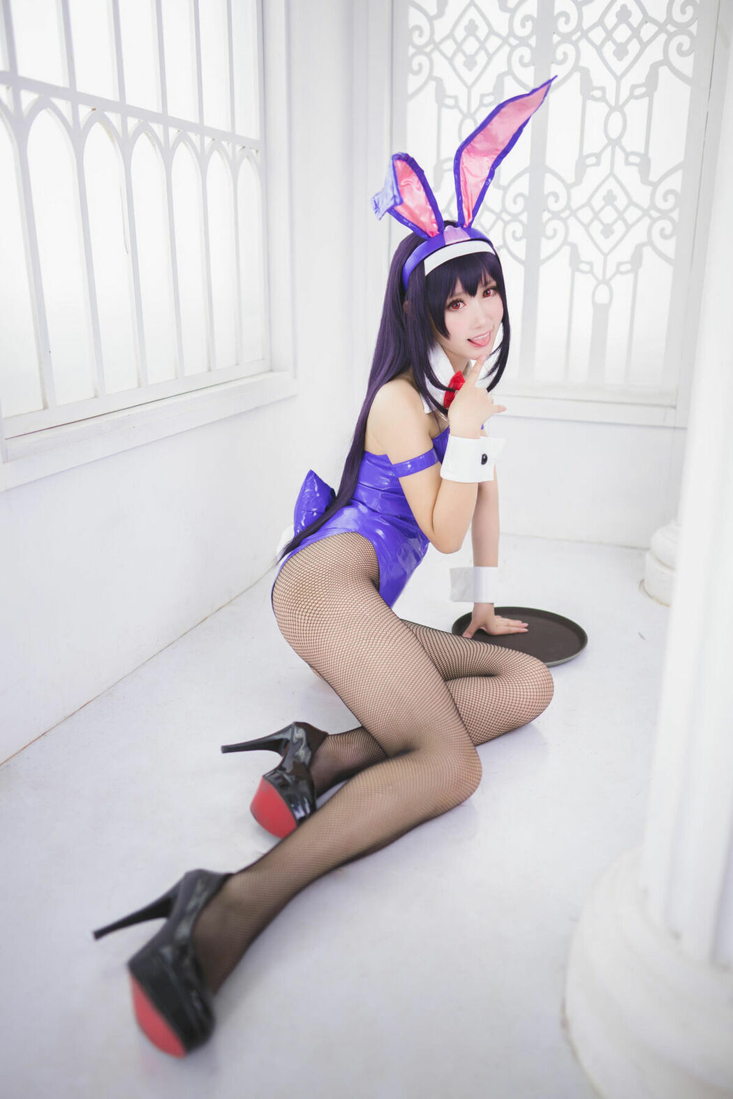 Coser@羽生三未 – 霞之丘诗羽兔女郎 (38P)