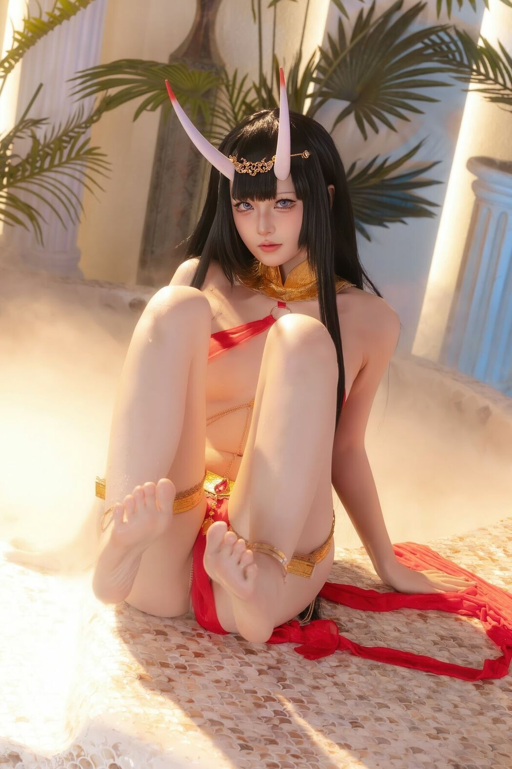 Coser@屿鱼 – 碧蓝航线 能代 赤纱浴影 (81P)