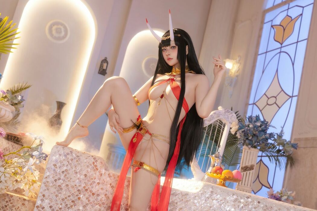 Coser@屿鱼 – 碧蓝航线 能代 赤纱浴影 (81P)
