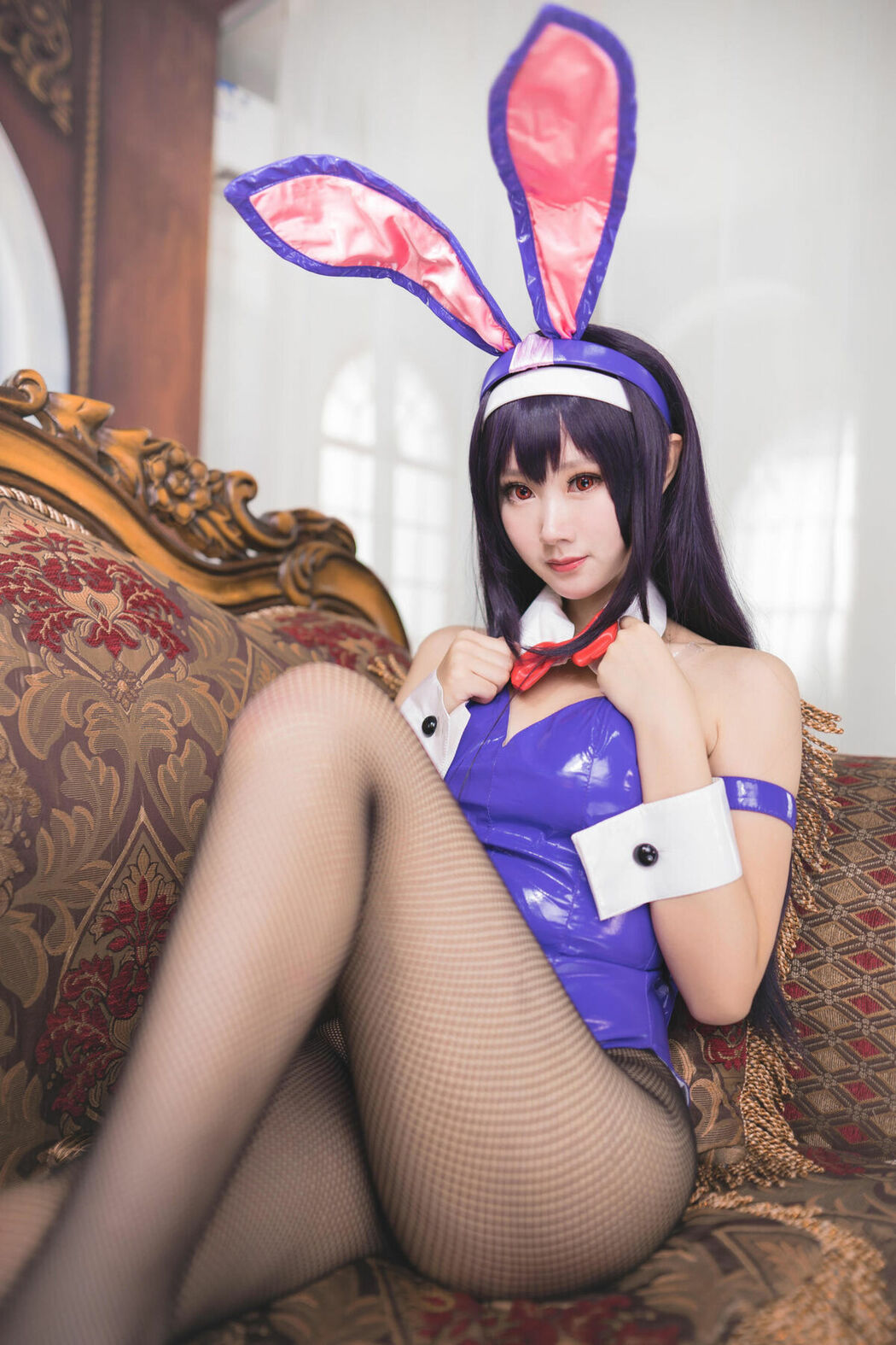 Coser@羽生三未 – 霞之丘诗羽兔女郎 (38P)
