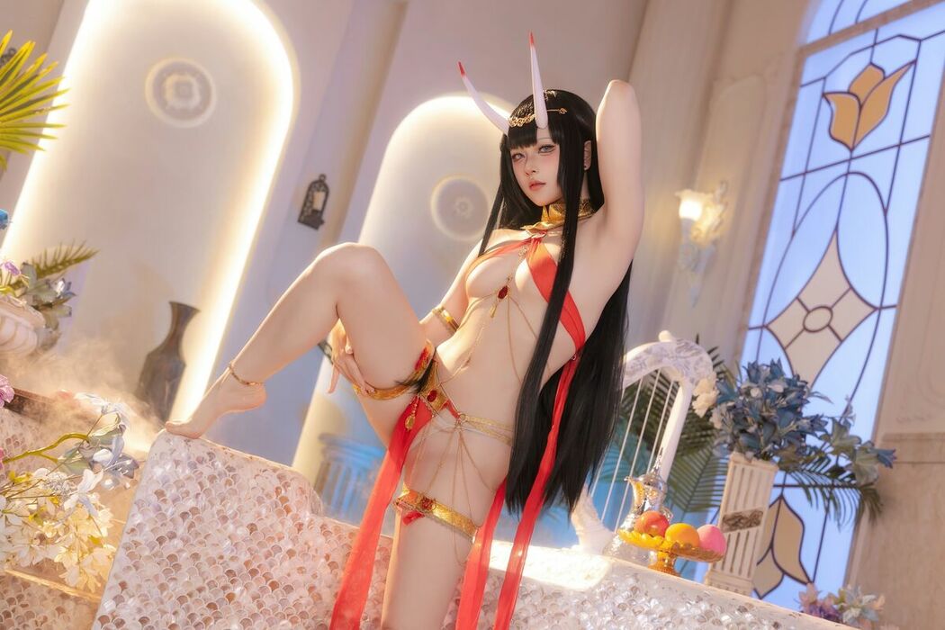 Coser@屿鱼 – 碧蓝航线 能代 赤纱浴影 (81P)