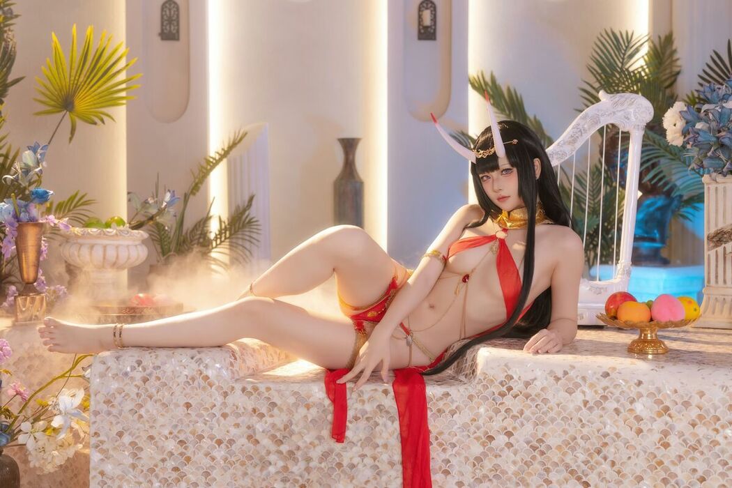 Coser@屿鱼 – 碧蓝航线 能代 赤纱浴影 (81P)