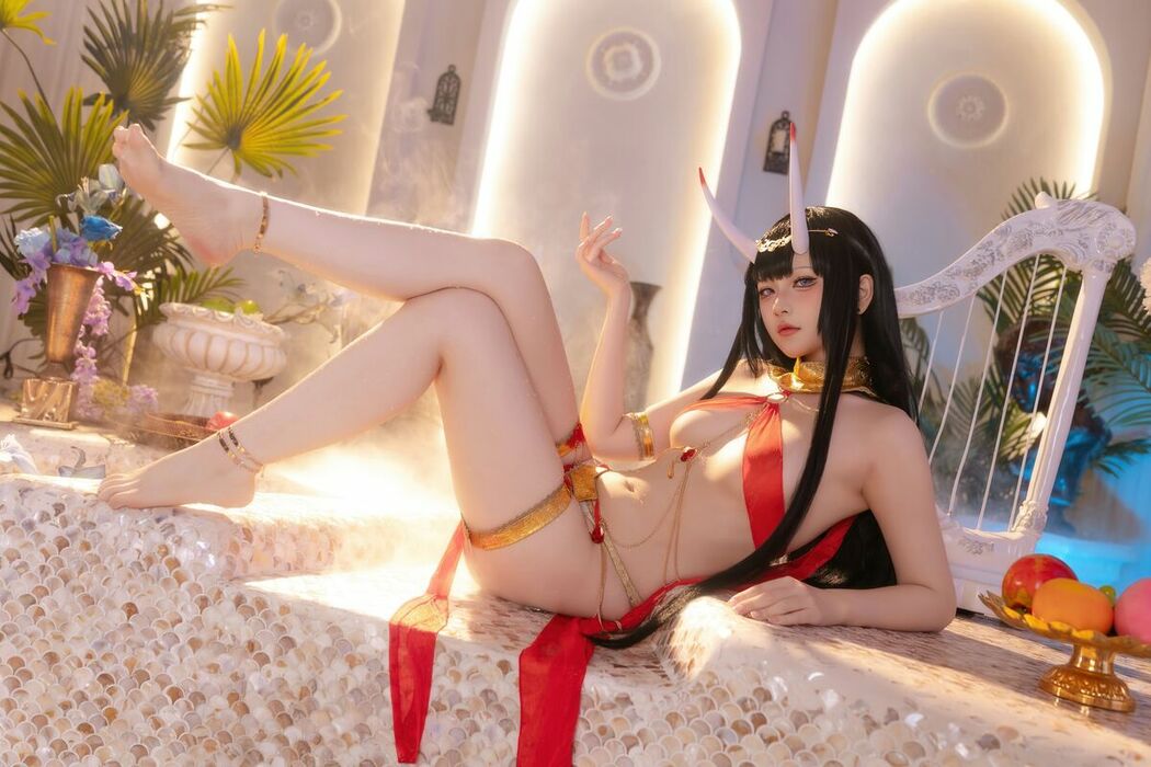Coser@屿鱼 – 碧蓝航线 能代 赤纱浴影 (81P)