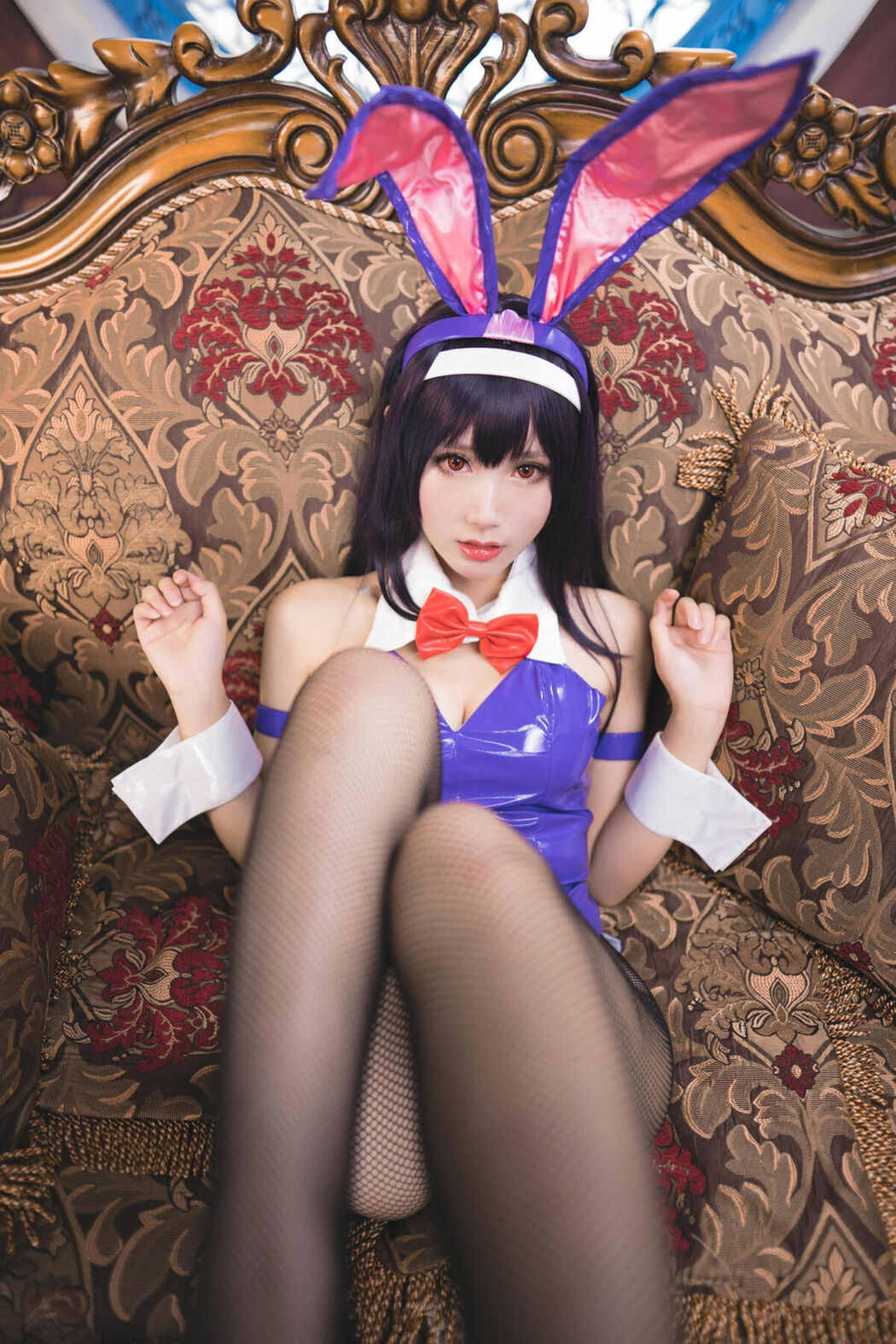 Coser@羽生三未 – 霞之丘诗羽兔女郎 (38P)