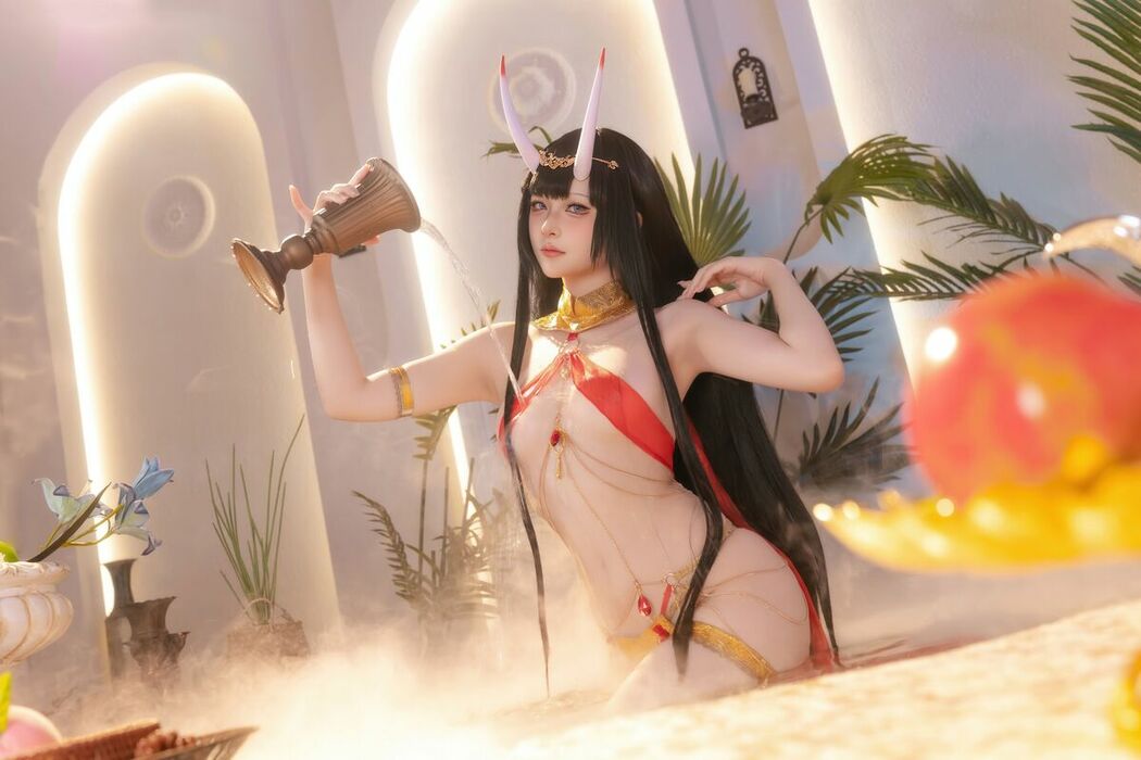 Coser@屿鱼 – 碧蓝航线 能代 赤纱浴影 (81P)