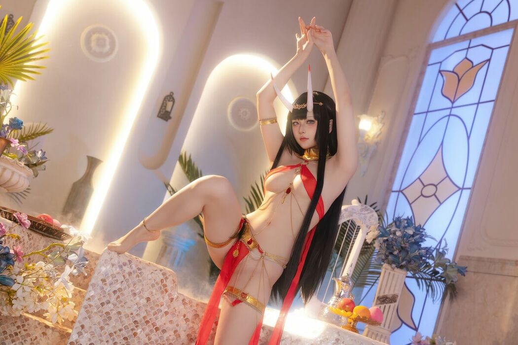 Coser@屿鱼 – 碧蓝航线 能代 赤纱浴影 (81P)