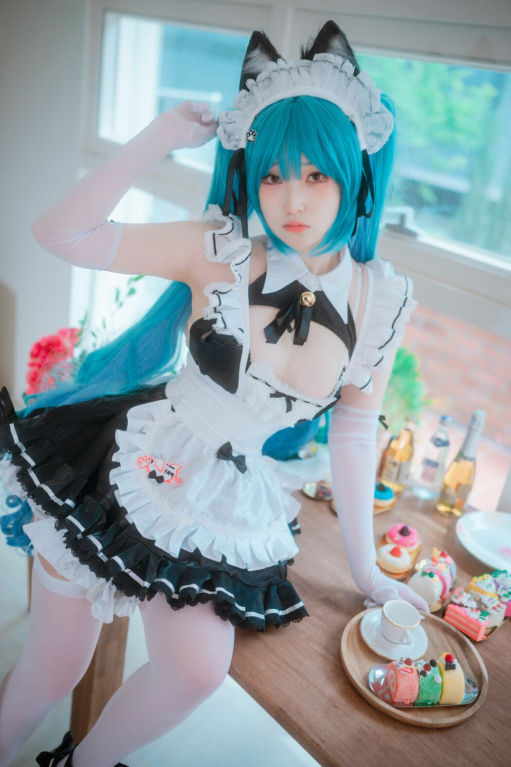 DJAWA Bambi 밤비 – Nikke Privaty Unkind Maid Part02 (52P)