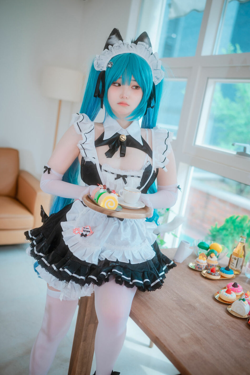 DJAWA Bambi 밤비 – Nikke Privaty Unkind Maid Part02 (52P)