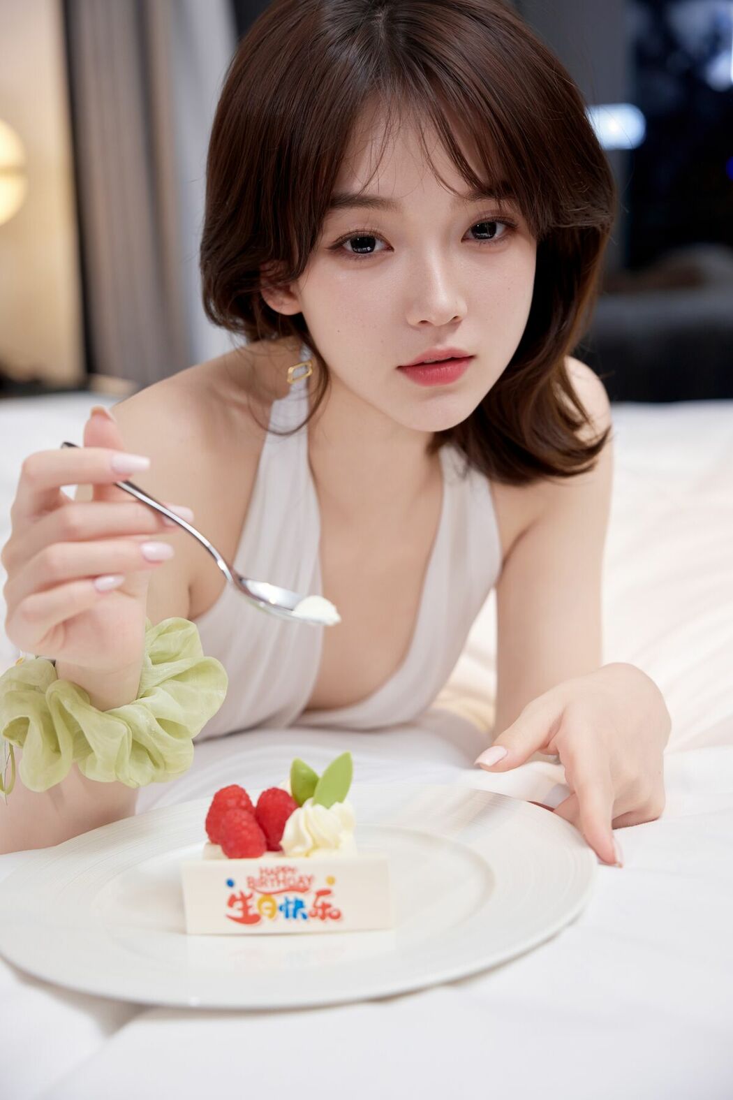 XR Uncensored Zhi Zhi 汁汁 – R18 秀人网模特 她的白色短裙 (82P)