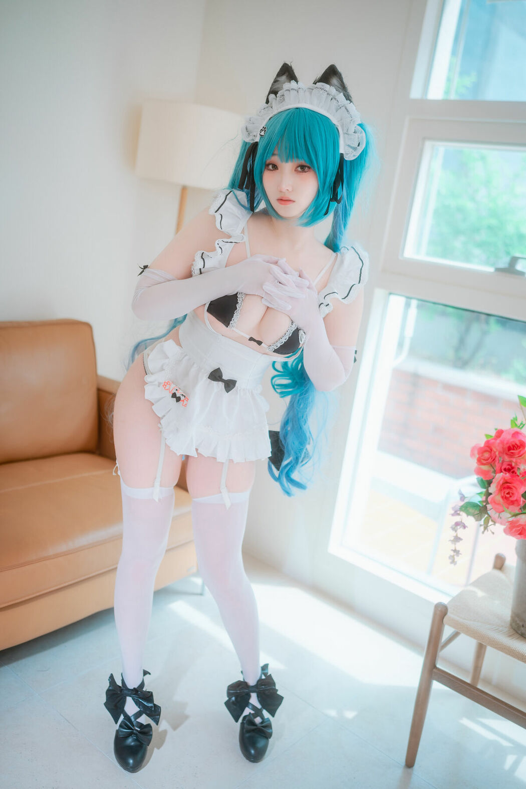 DJAWA Bambi 밤비 &ndash; Nikke Privaty Unkind Maid Part03 (51P)