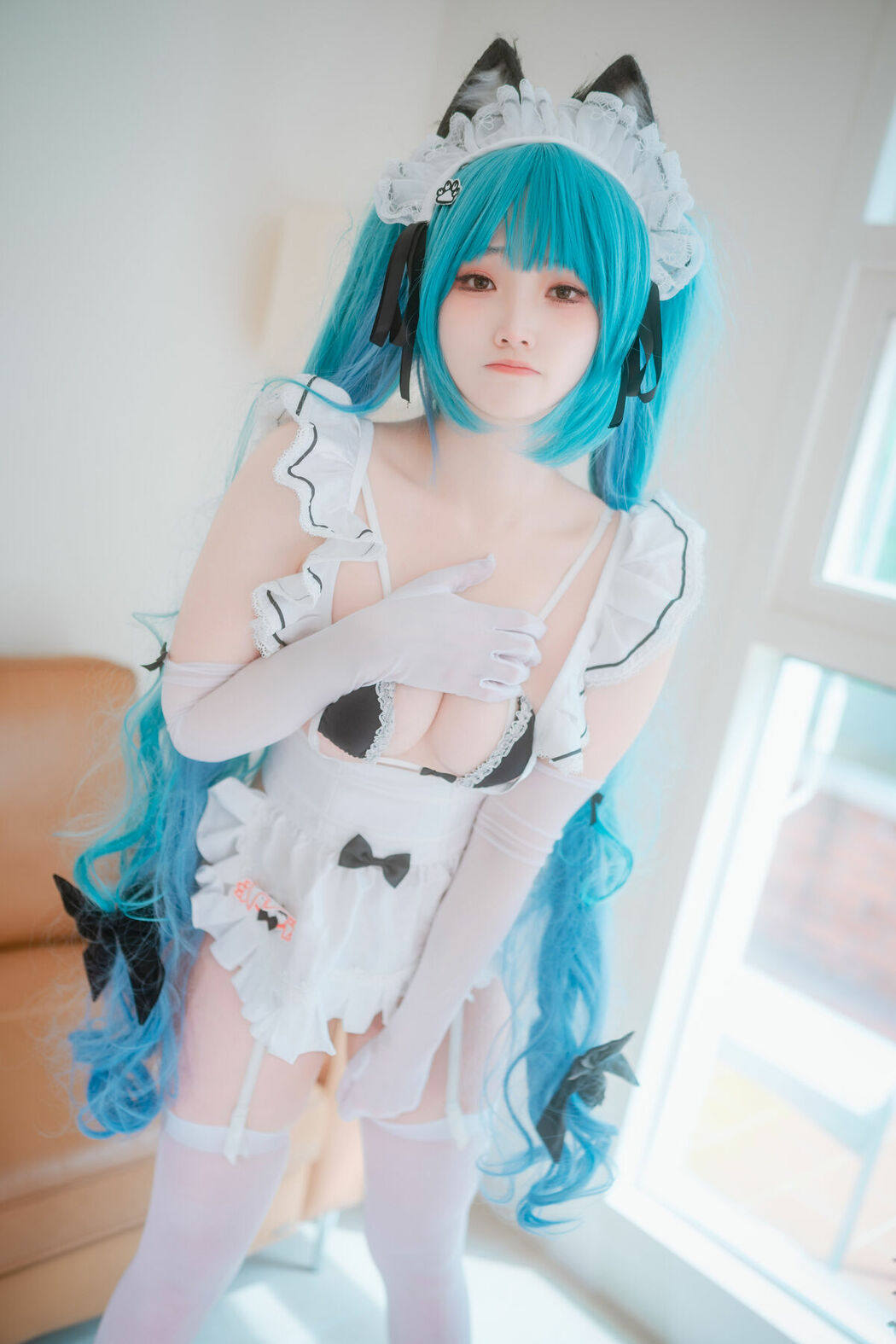 DJAWA Bambi 밤비 &ndash; Nikke Privaty Unkind Maid Part03 (51P)