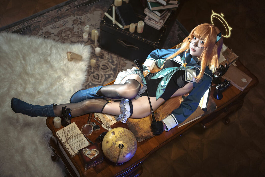 Coser@矢量鱼 – 蔚蓝档案 志美子 (51P)