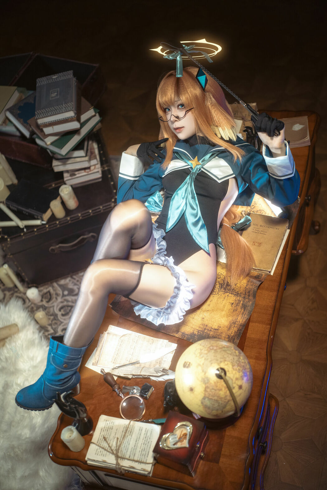 Coser@矢量鱼 – 蔚蓝档案 志美子 (51P)