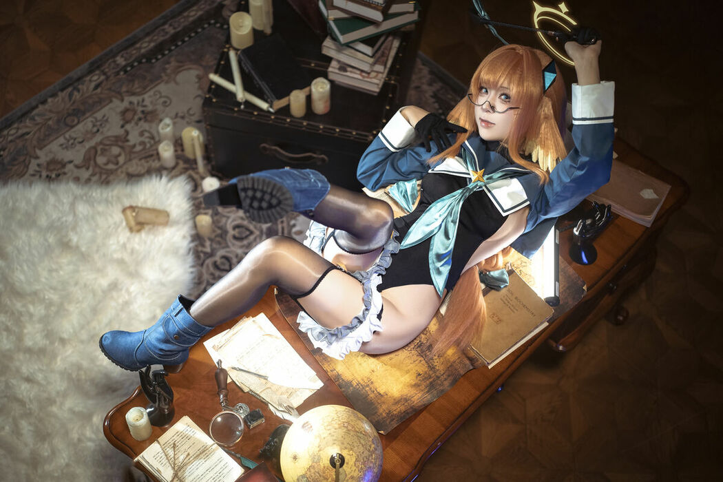 Coser@矢量鱼 – 蔚蓝档案 志美子 (51P)