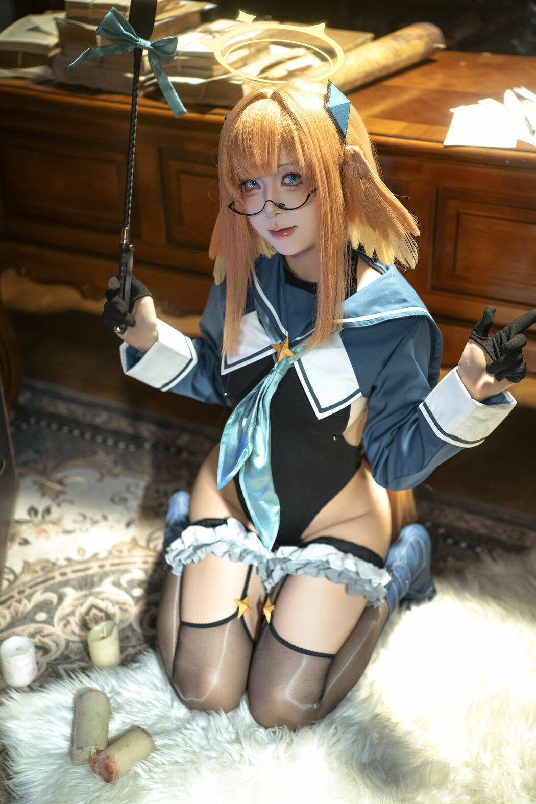 Coser@矢量鱼 – 蔚蓝档案 志美子 (51P)