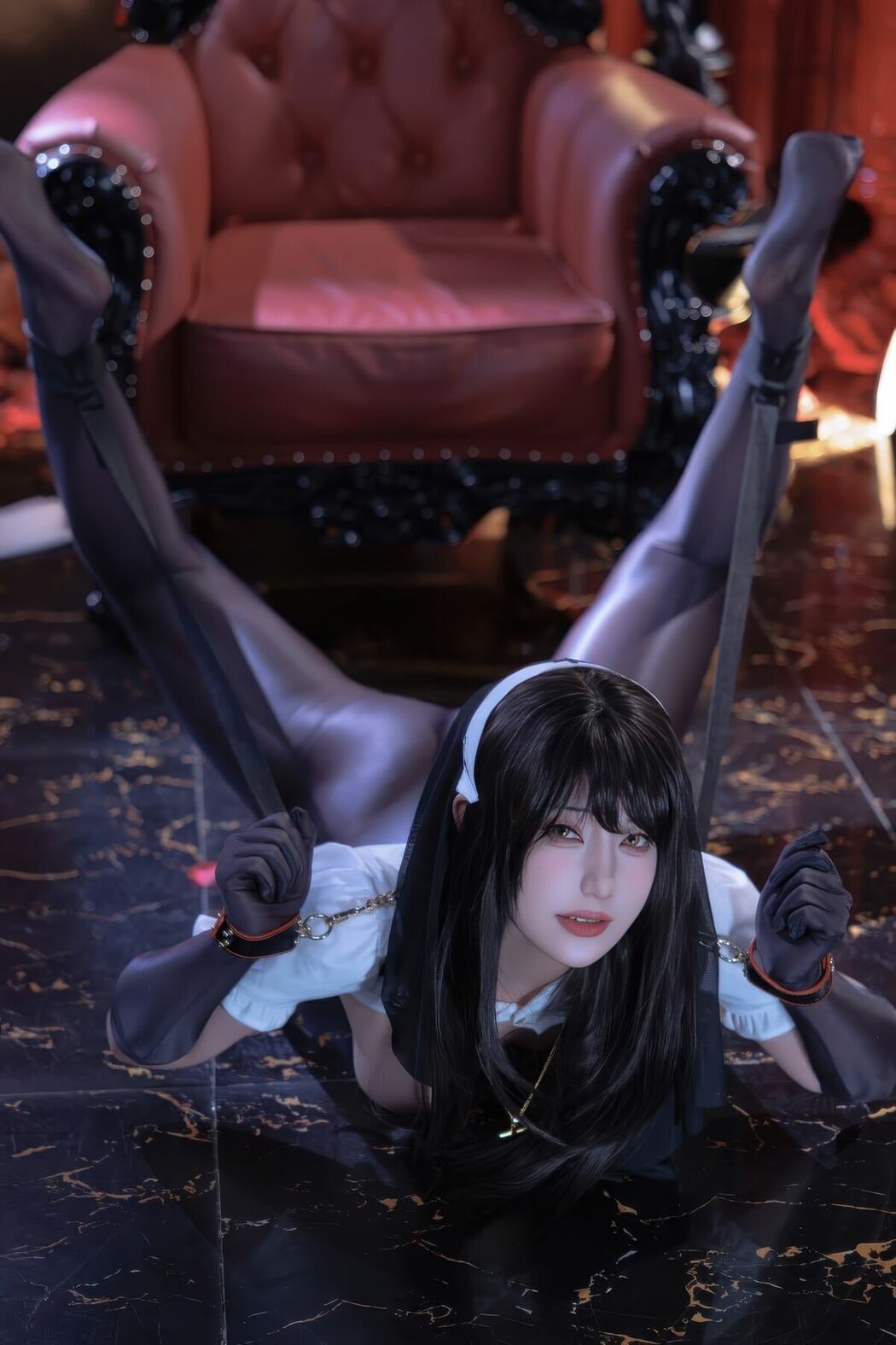 Coser@星澜是澜澜叫澜妹呀 – 惩戒修女 (45P – 1V)