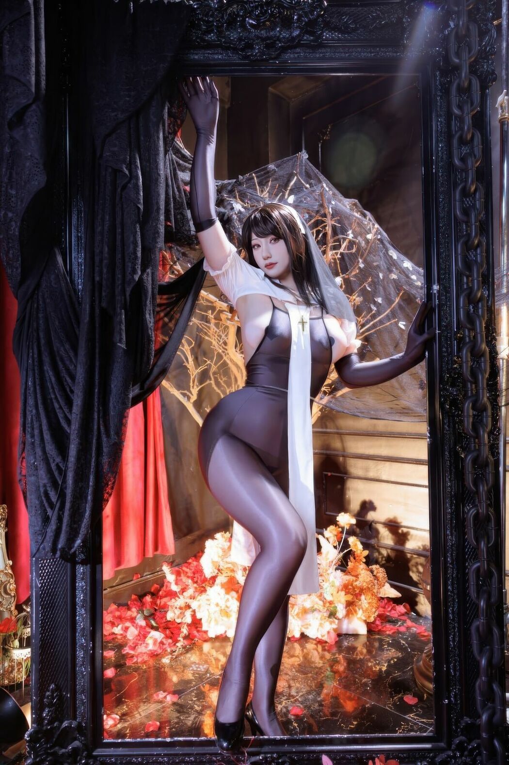 Coser@星澜是澜澜叫澜妹呀 – 惩戒修女 (45P – 1V)