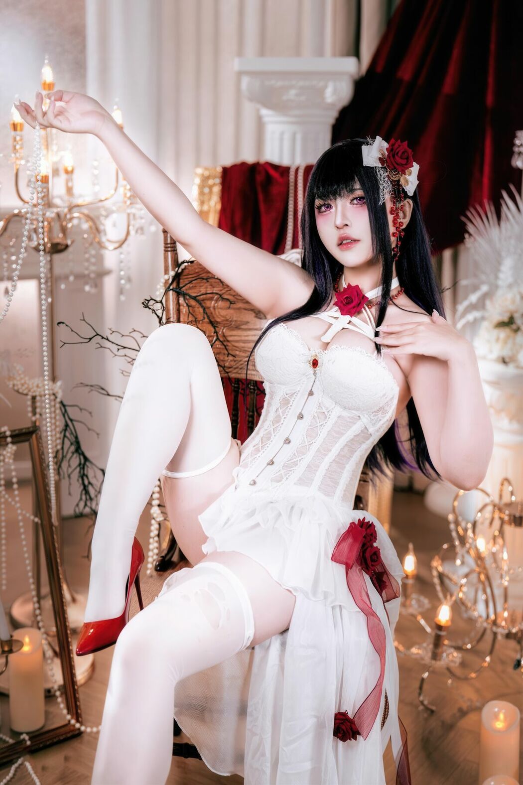 Coser@半半子 – Nikke胜利女神 米哈拉 羁绊锁链 (59P)