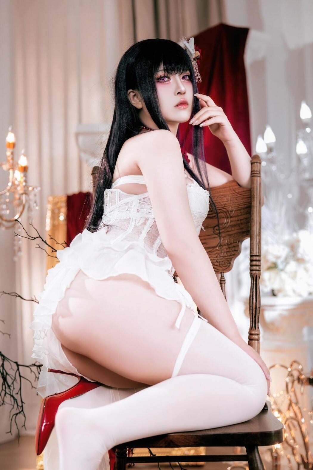 Coser@半半子 – Nikke胜利女神 米哈拉 羁绊锁链 (59P)