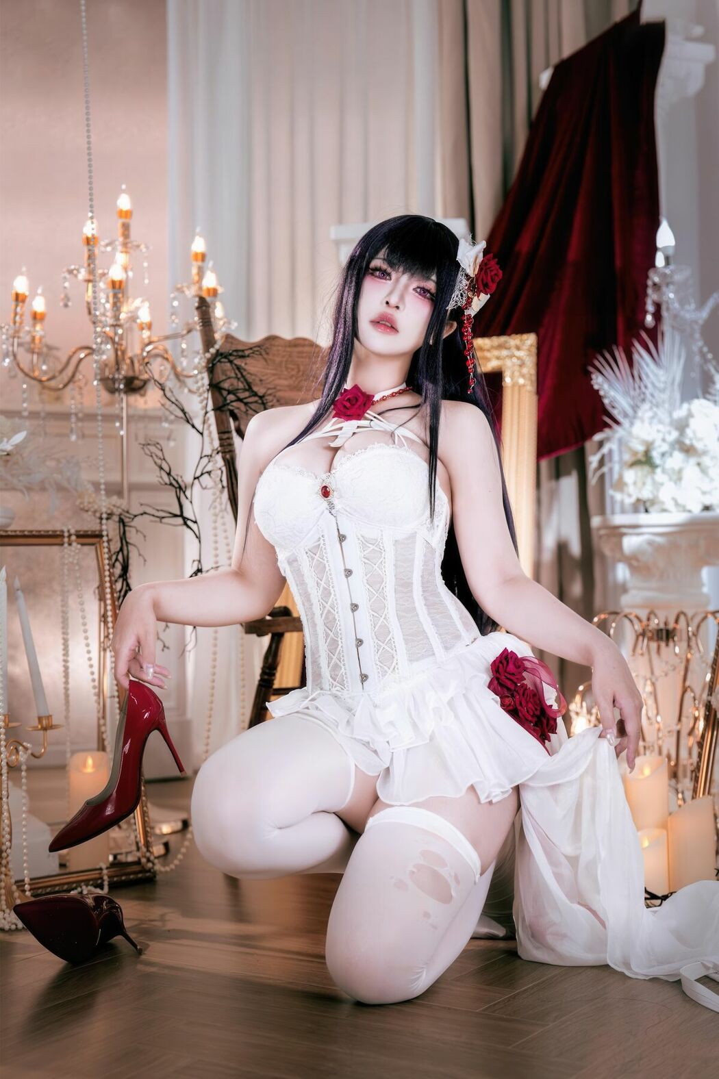 Coser@半半子 – Nikke胜利女神 米哈拉 羁绊锁链 (59P)