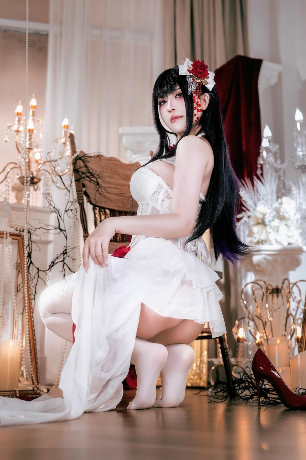 Coser@半半子 – Nikke胜利女神 米哈拉 羁绊锁链 (59P)