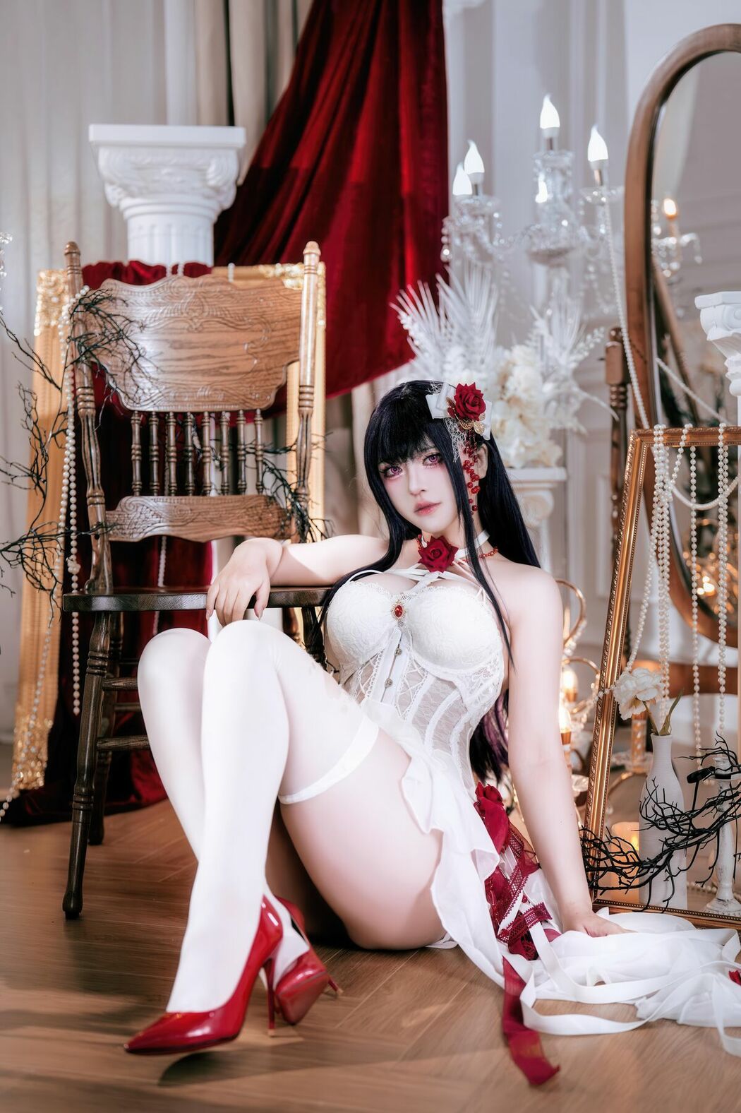 Coser@半半子 – Nikke胜利女神 米哈拉 羁绊锁链 (59P)