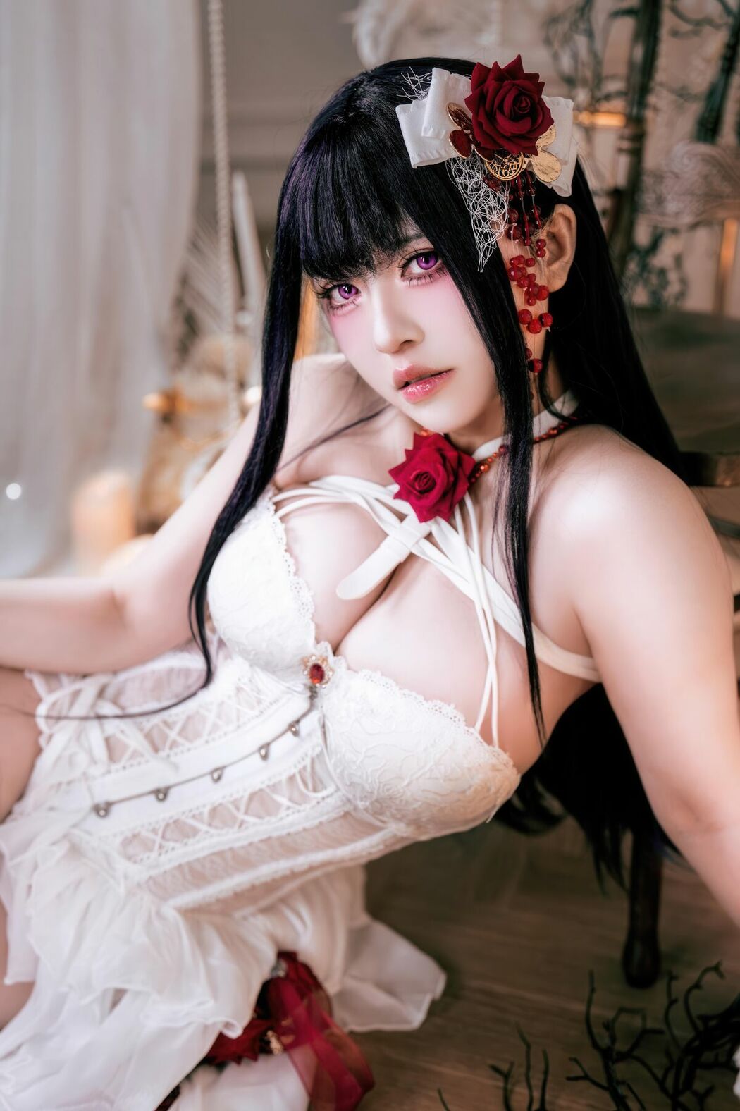 Coser@半半子 – Nikke胜利女神 米哈拉 羁绊锁链 (59P)