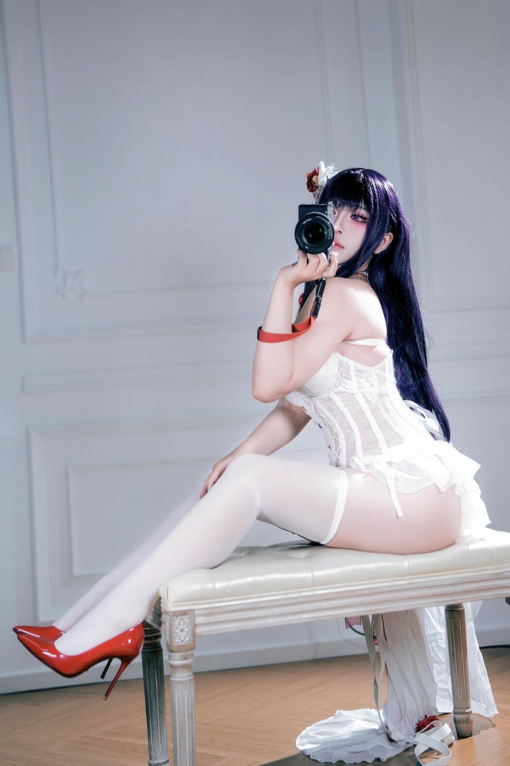Coser@半半子 – Nikke胜利女神 米哈拉 羁绊锁链 (59P)