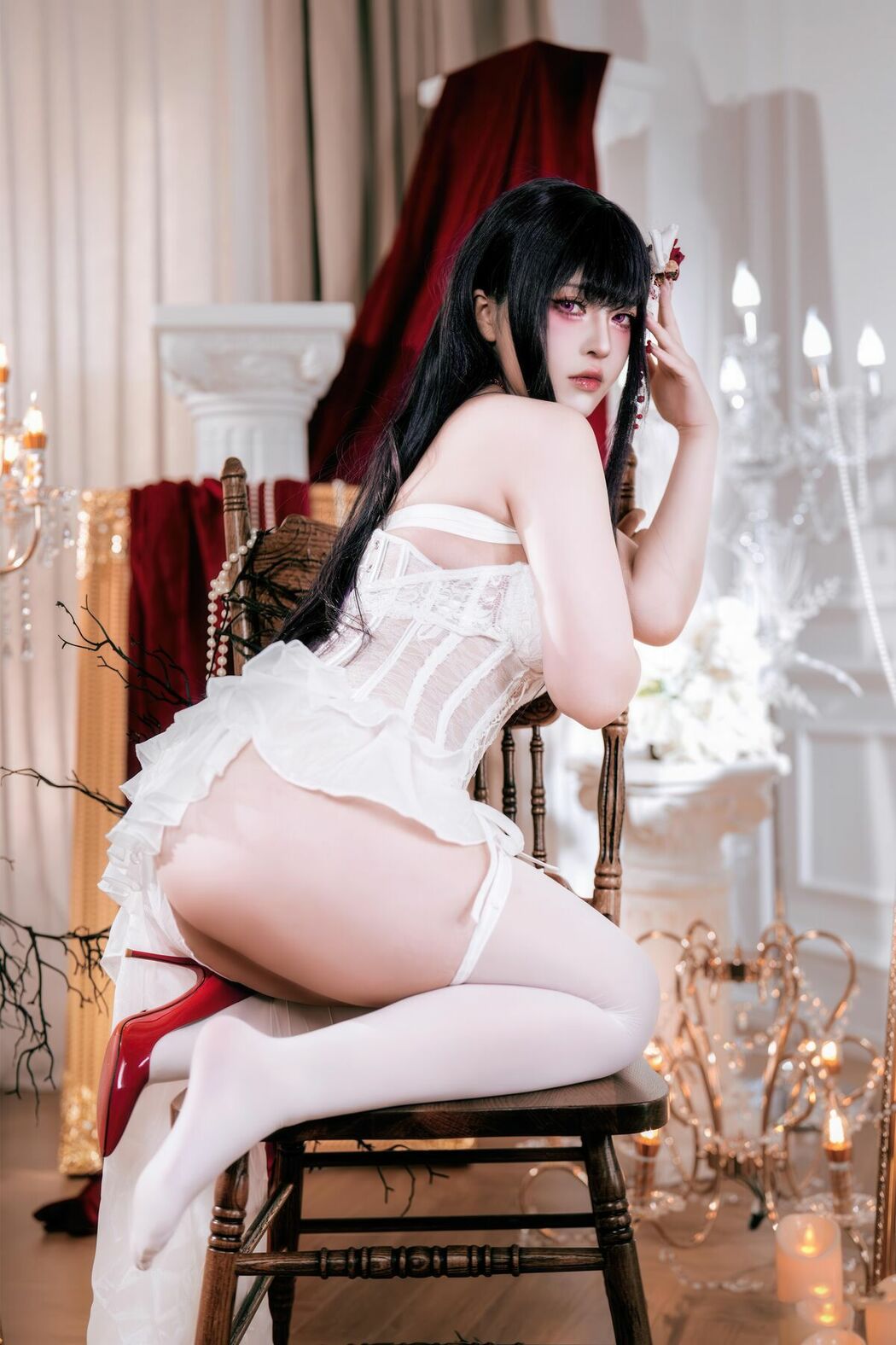 Coser@半半子 – Nikke胜利女神 米哈拉 羁绊锁链 (59P)