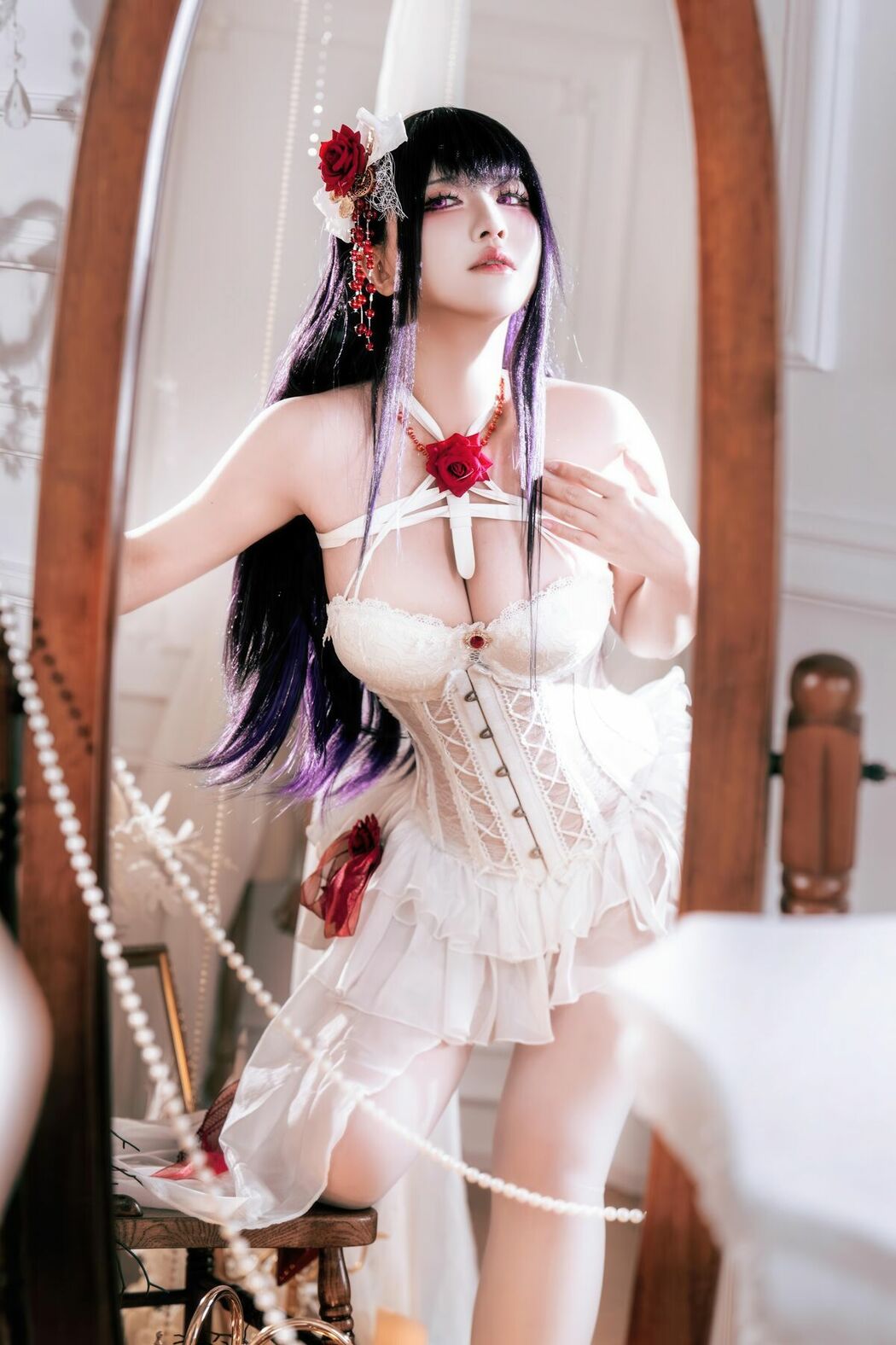 Coser@半半子 – Nikke胜利女神 米哈拉 羁绊锁链 (59P)