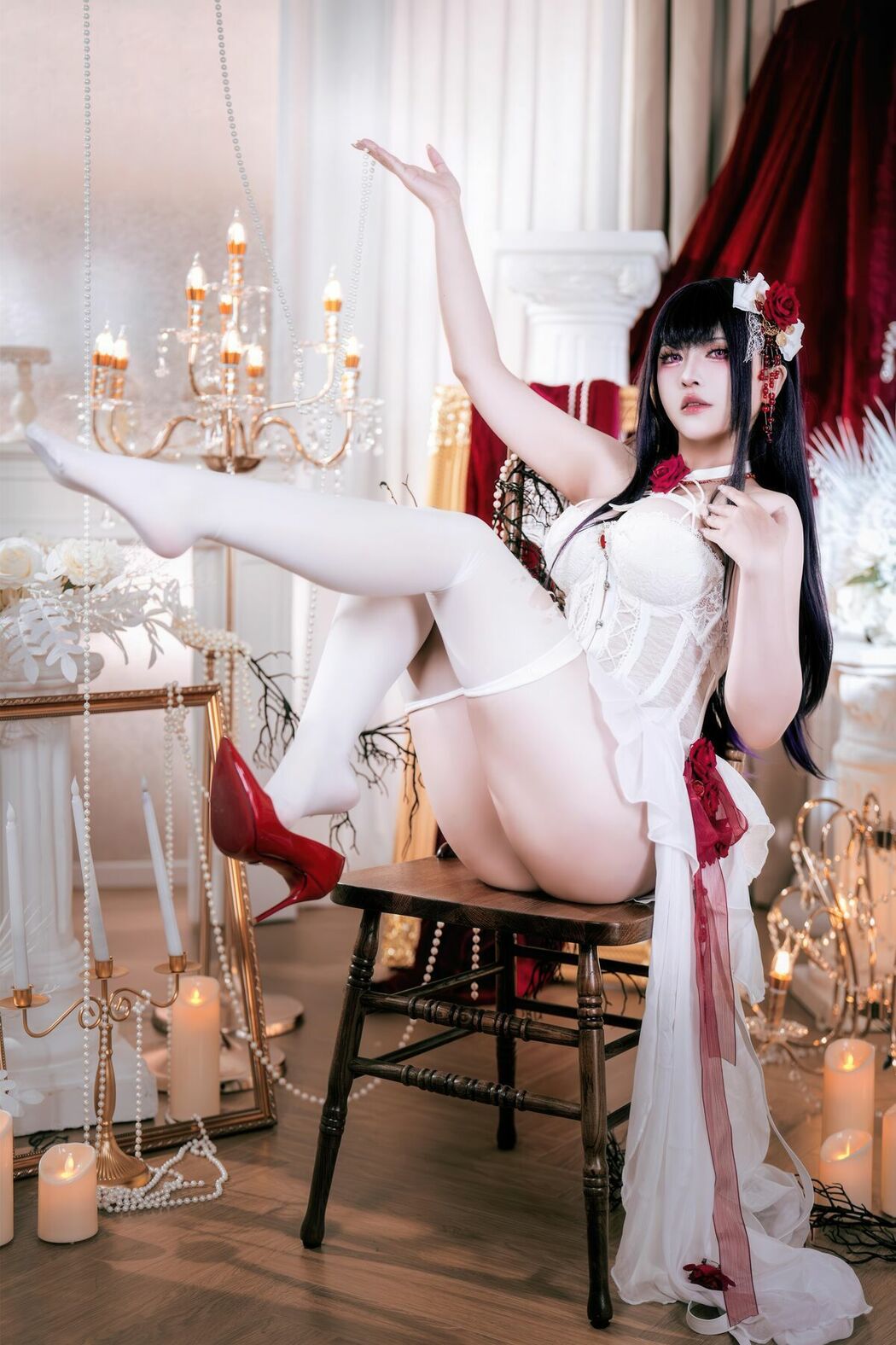 Coser@半半子 – Nikke胜利女神 米哈拉 羁绊锁链 (59P)