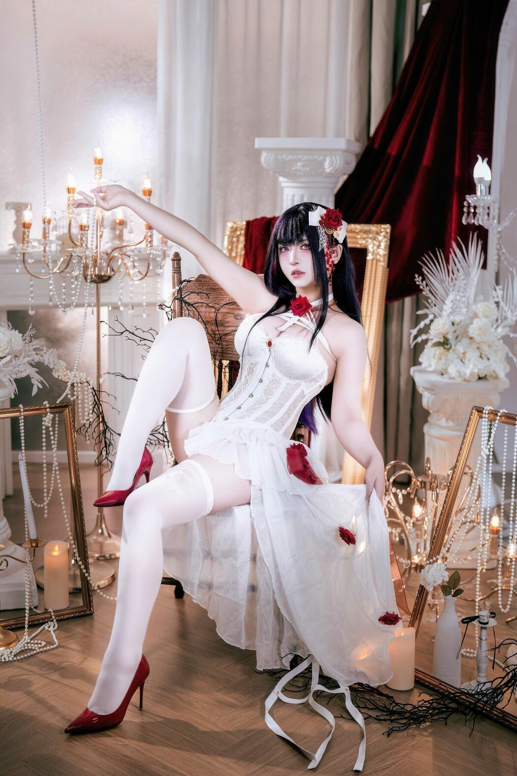 Coser@半半子 – Nikke胜利女神 米哈拉 羁绊锁链 (59P)