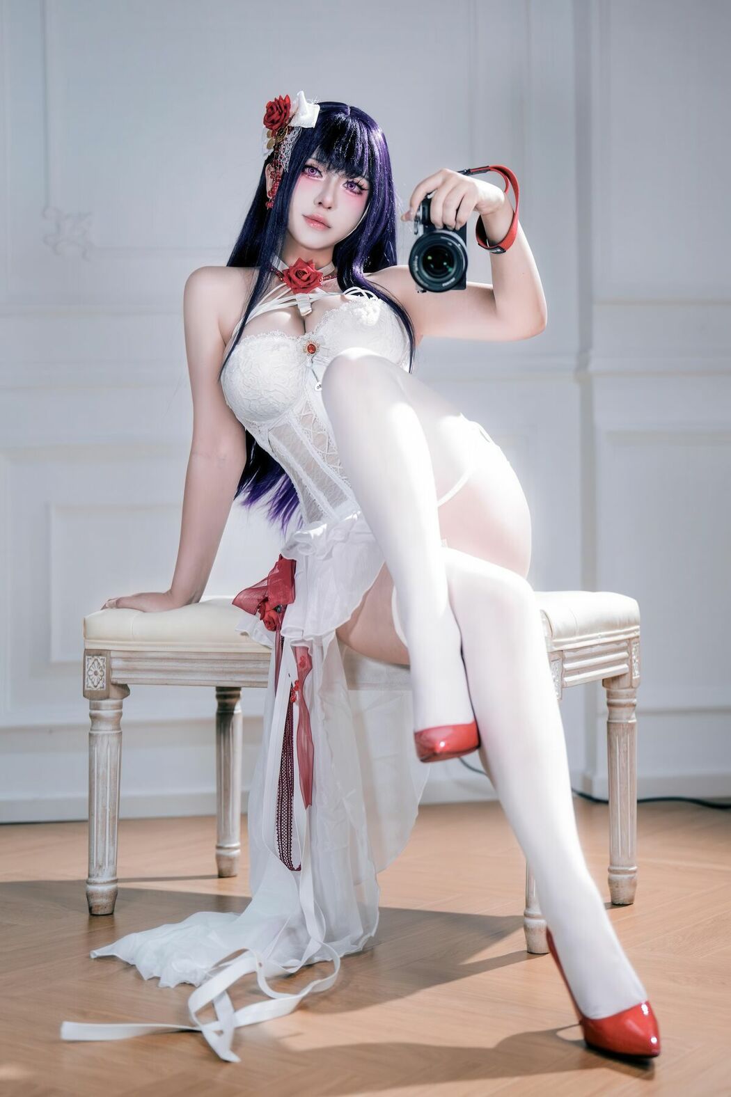 Coser@半半子 – Nikke胜利女神 米哈拉 羁绊锁链 (59P)