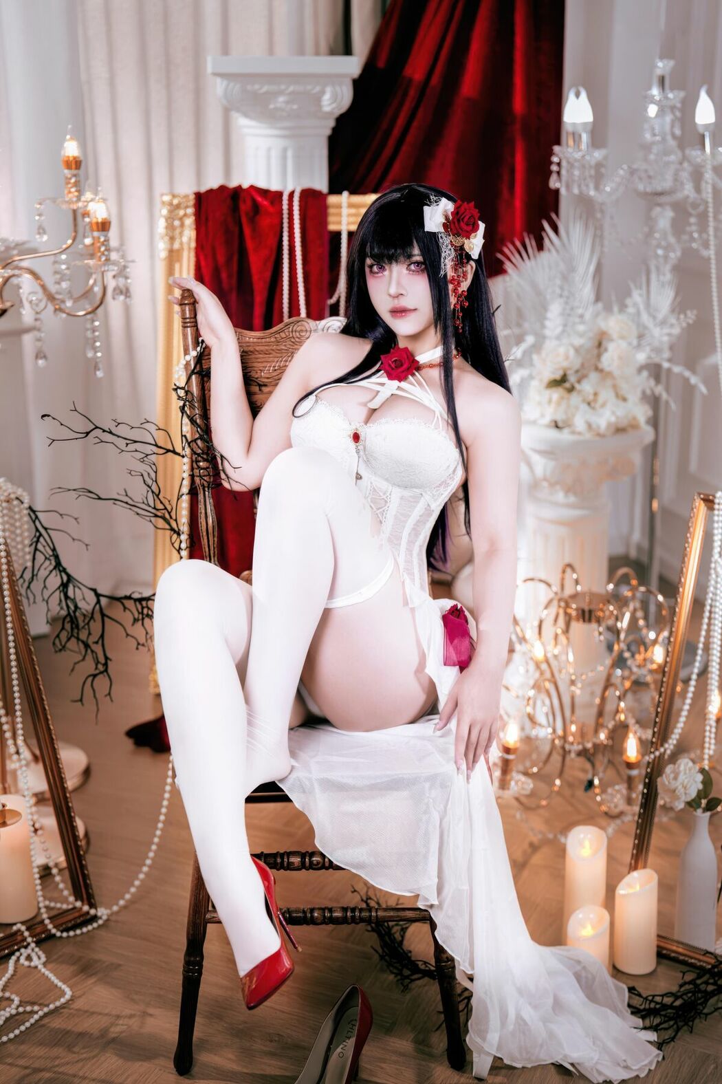 Coser@半半子 – Nikke胜利女神 米哈拉 羁绊锁链 (59P)