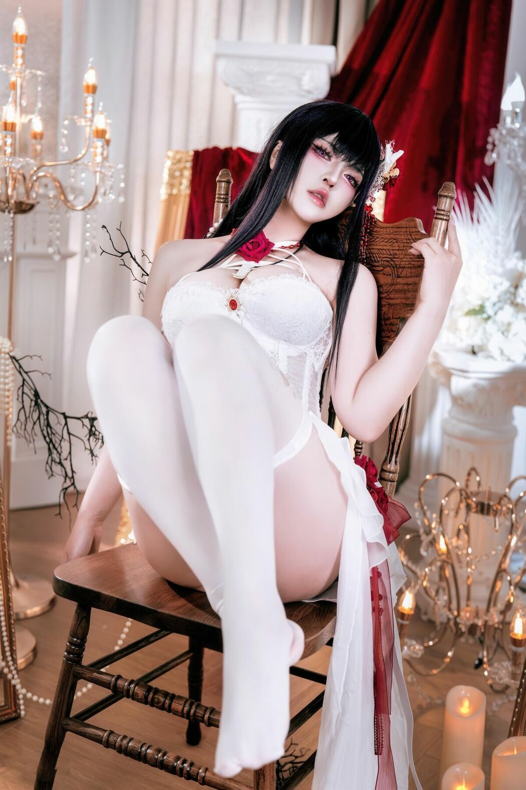 Coser@半半子 – Nikke胜利女神 米哈拉 羁绊锁链 (59P)