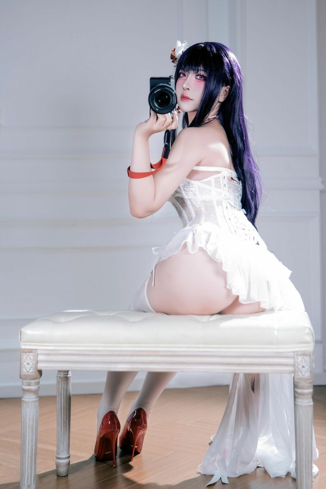 Coser@半半子 – Nikke胜利女神 米哈拉 羁绊锁链 (59P)