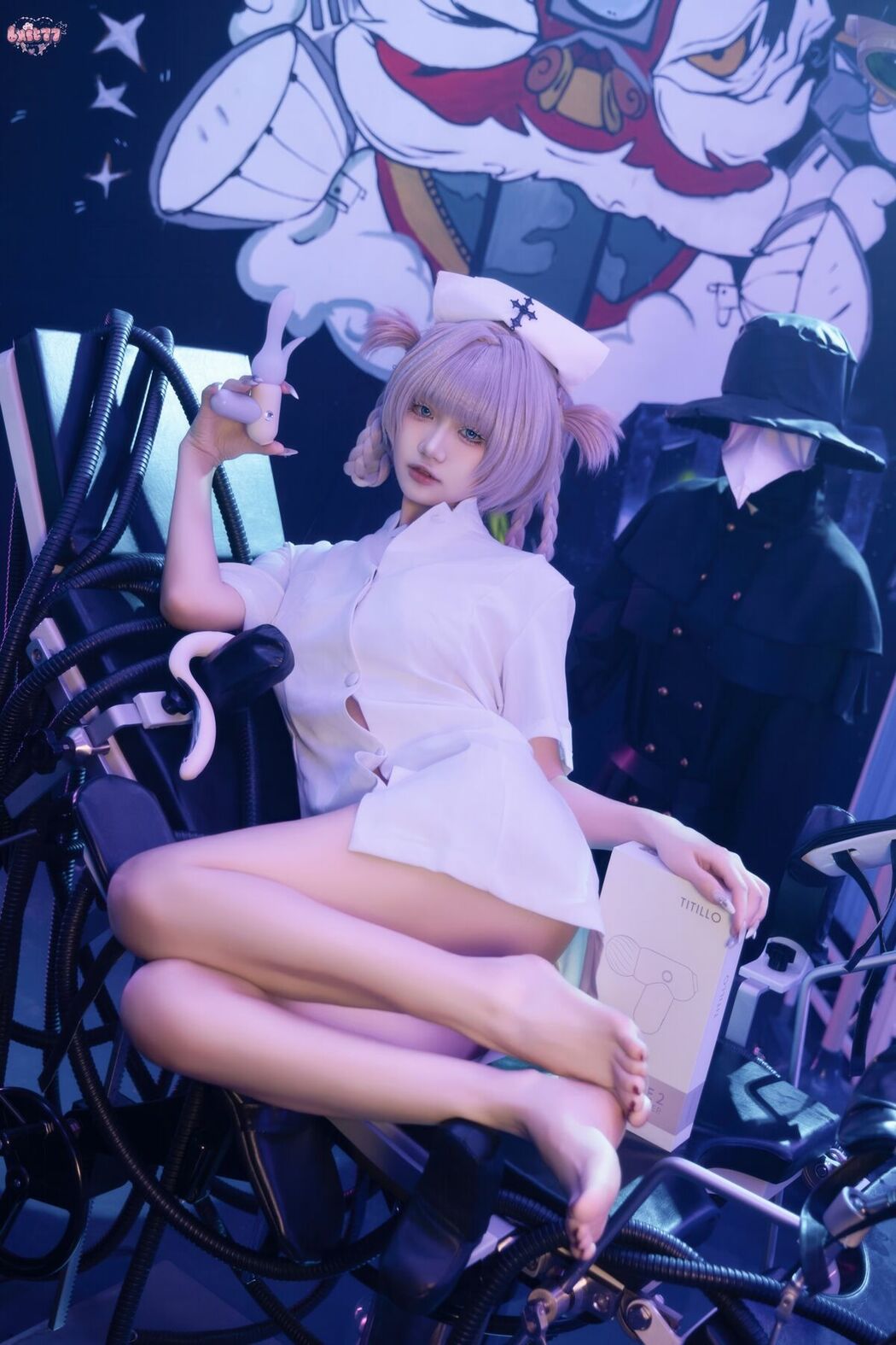 Coser@柒柒要乖哦 – 彻夜之歌 护士服小荠 Part02 (51P)